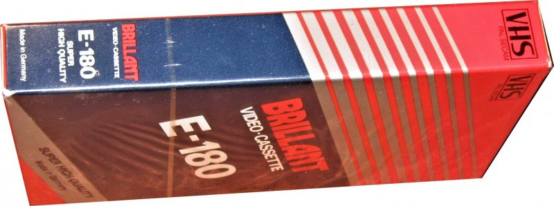 VHS, Video Home System Brilliant 180 Type I Normal Europe