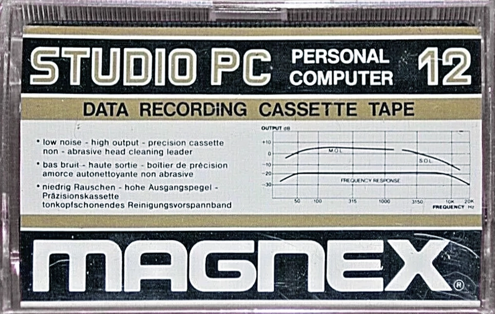 Compact Cassette Magnex Studio PC 12 Type I Normal 1981 Europe