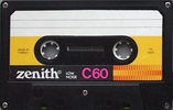 Compact Cassette Zenith 60 Type I Normal Turkey