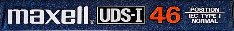 Compact Cassette Maxell UDS 46 Type I Normal 1985 USA