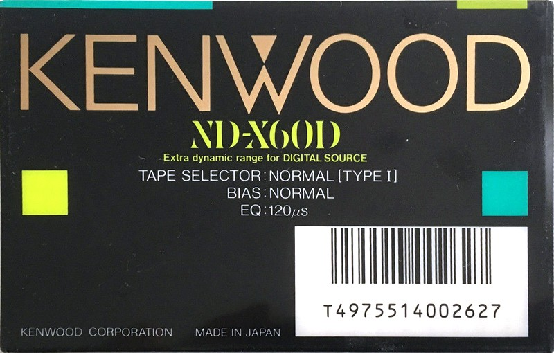 Compact Cassette:  Kenwood - ND-x 60