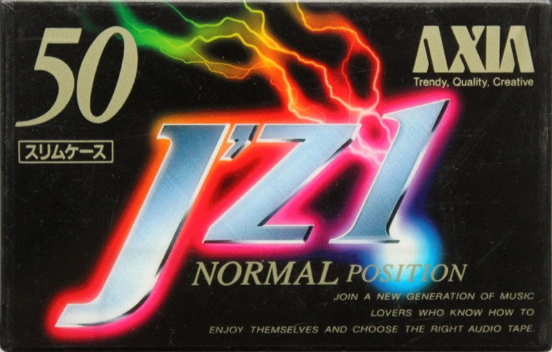 Compact Cassette AXIA J`z 1 50 "JZ1B 50" Type I Normal 1993 Japan