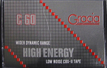 Compact Cassette Gracia 60 "CBX-II" Type I Normal 1981 Hong Kong