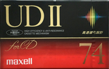 Compact Cassette Maxell UDII / UD2 74 "UD2-74(F)" Type II Chrome 1992 Japan