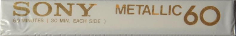 Compact Cassette Sony Metallic 60 Type IV Metal 1978 Japan