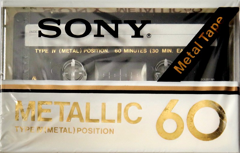 Compact Cassette Sony Metallic 60 Type IV Metal 1978 Japan