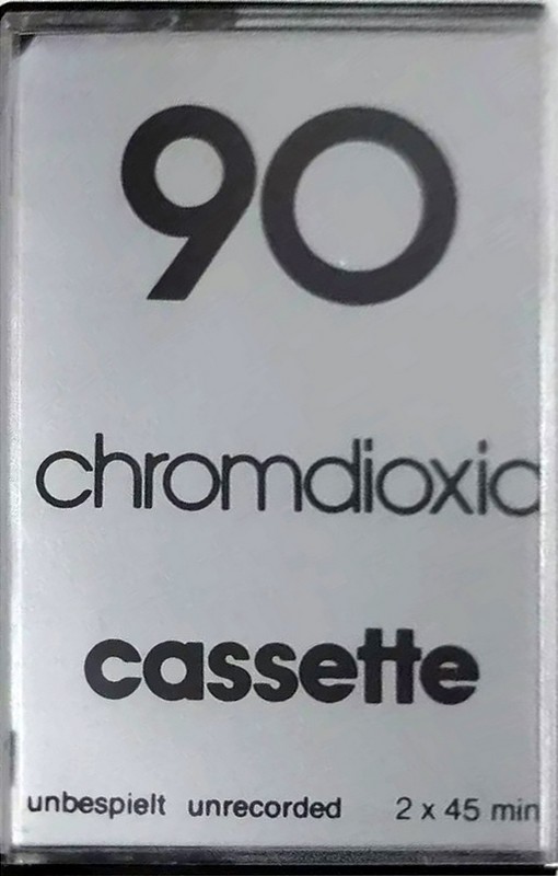 Compact Cassette No Name 90 Type II Chrome 1975 Europe