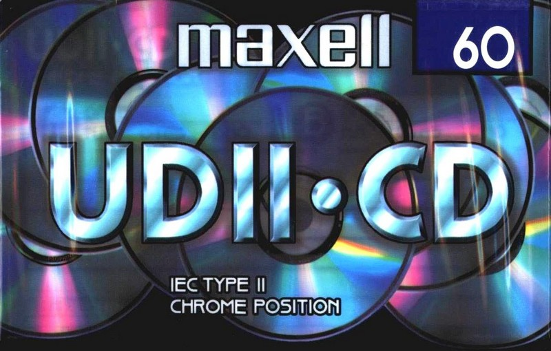 Compact Cassette Maxell UDII-CD 60 Type II Chrome 1998 Europe