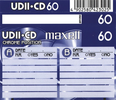 Compact Cassette Maxell UDII-CD 60 Type II Chrome 1998 Europe