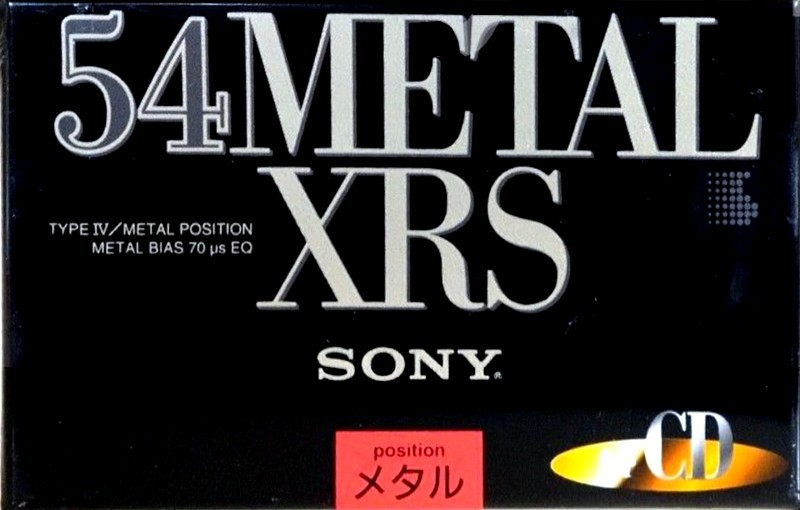 Compact Cassette: Sony  - Metal XRS 54