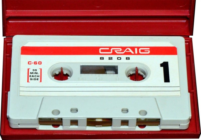 Compact Cassette Craig 90 "8210" Type I Normal USA