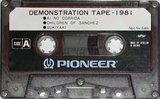 Compact Cassette Pioneer Demonstration Tape 1981 Japan