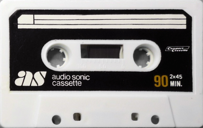Compact Cassette Audio Sonic 90 "white" Type I Normal Europe