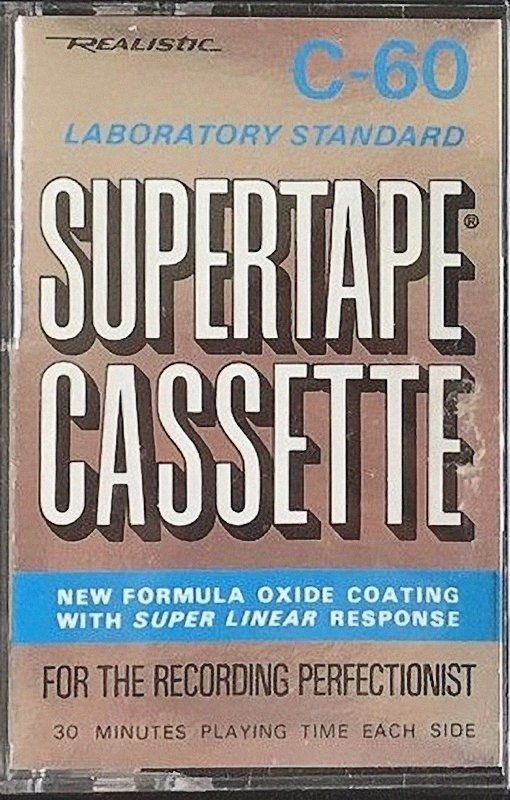 Compact Cassette: Radio Shack Realistic - Supertape 60