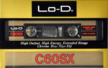 Compact Cassette Lo-D SX 60 Type II Chrome 1981 Japan