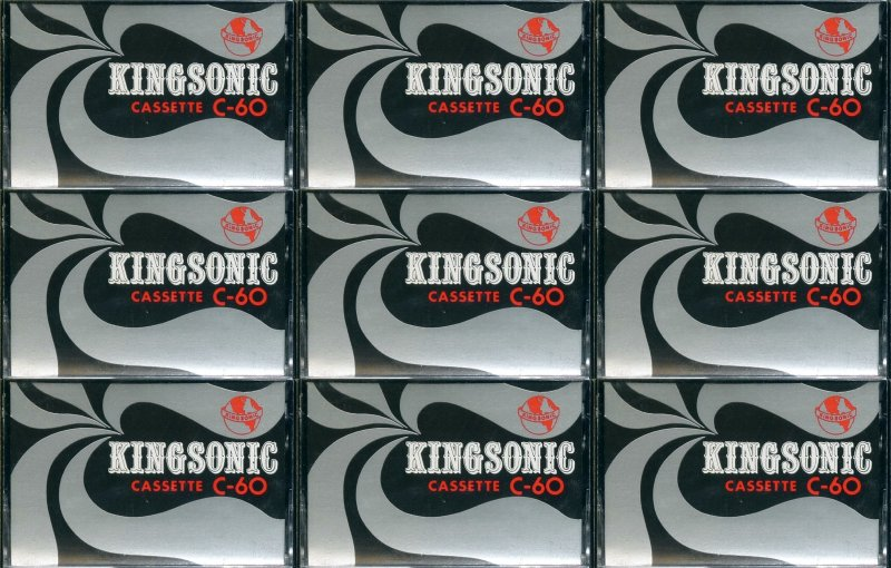 Compact Cassette Kingsonic 60 Type I Normal 1978 Hong Kong