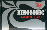 Compact Cassette Kingsonic 60 Type I Normal 1978 Hong Kong