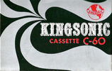 Compact Cassette Kingsonic 60 Type I Normal 1978 Hong Kong
