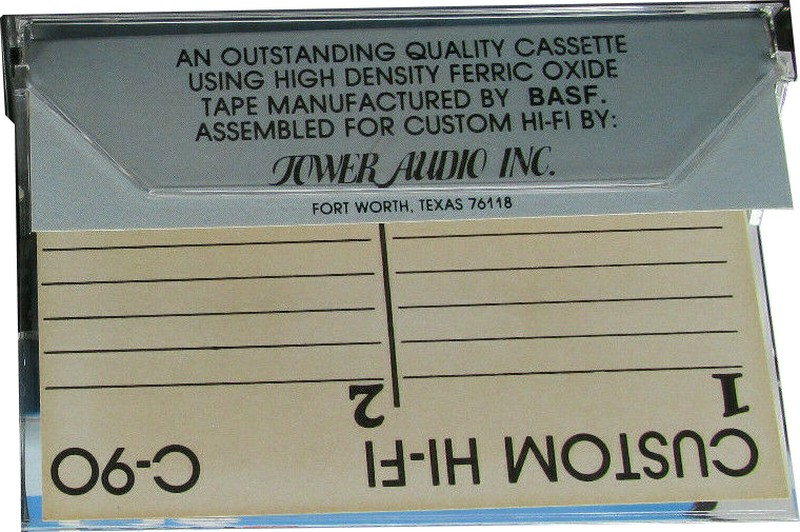 Compact Cassette Costum Hi Fi 90 "Discount Centers" Type I Normal USA
