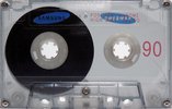 Compact Cassette Samsung SQX 90 Type II Chrome USA