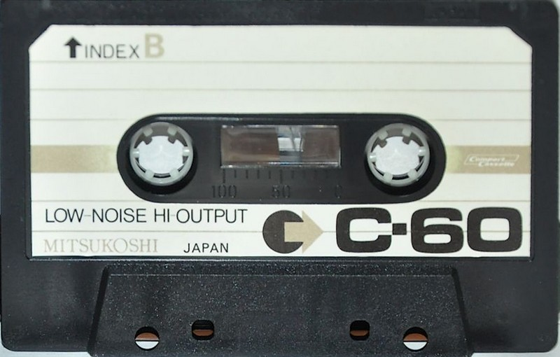 Compact Cassette Mitsukoshi 60 Type I Normal Japan