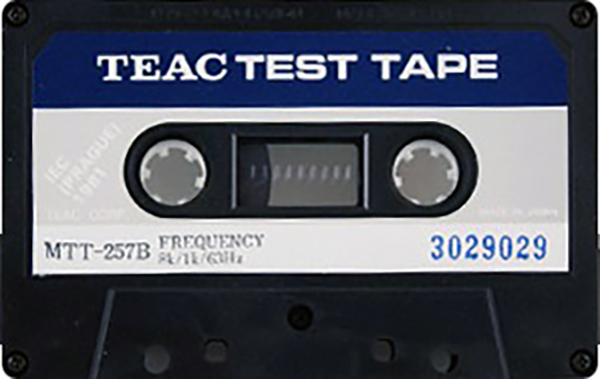 Compact Cassette Teac MTT "257B" Test Cassette Japan