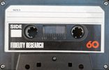 Compact Cassette Fidelity 60 "Research" Type I Normal Unknown Country