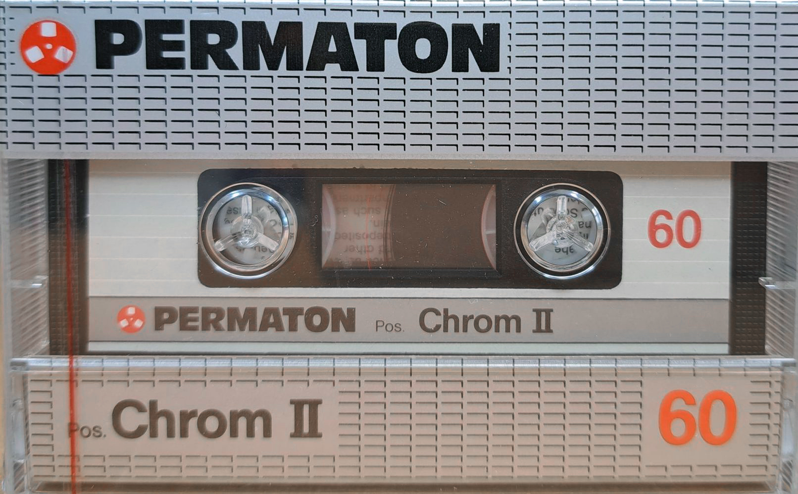 Compact Cassette Permaton Chrom II 60 Type II Chrome 1984 Europe