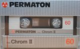 Compact Cassette Permaton Chrom II 60 Type II Chrome 1984 Europe