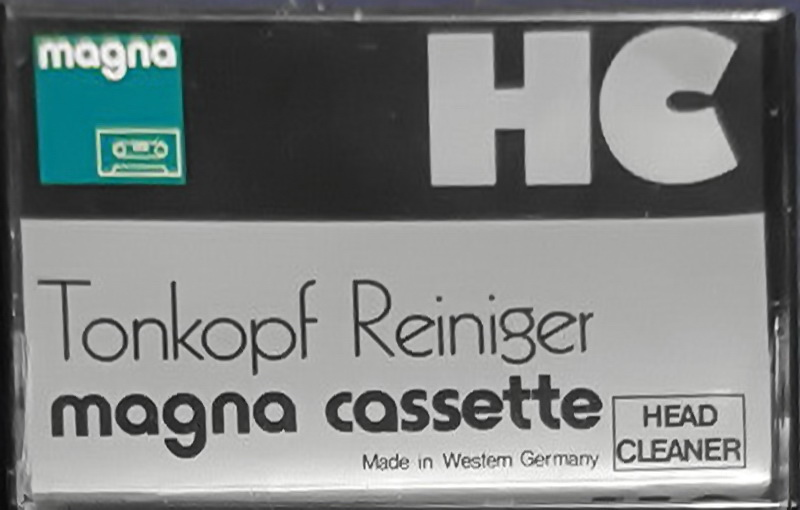 Compact Cassette Magna "HC" Cleaning Cassette 1976 Europe