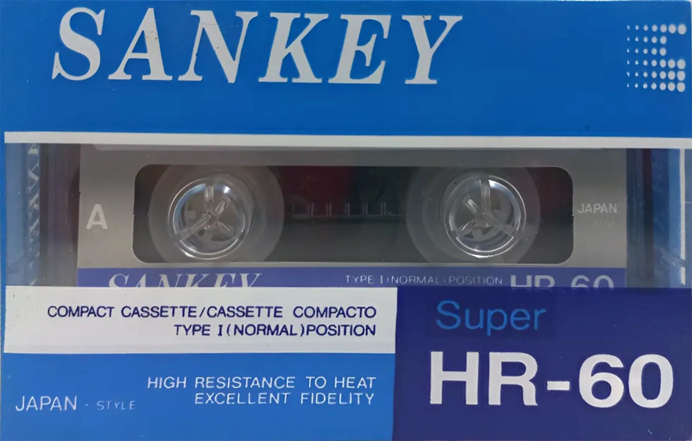Compact Cassette Sankey HR 60 Type I Normal 1986 Latin America