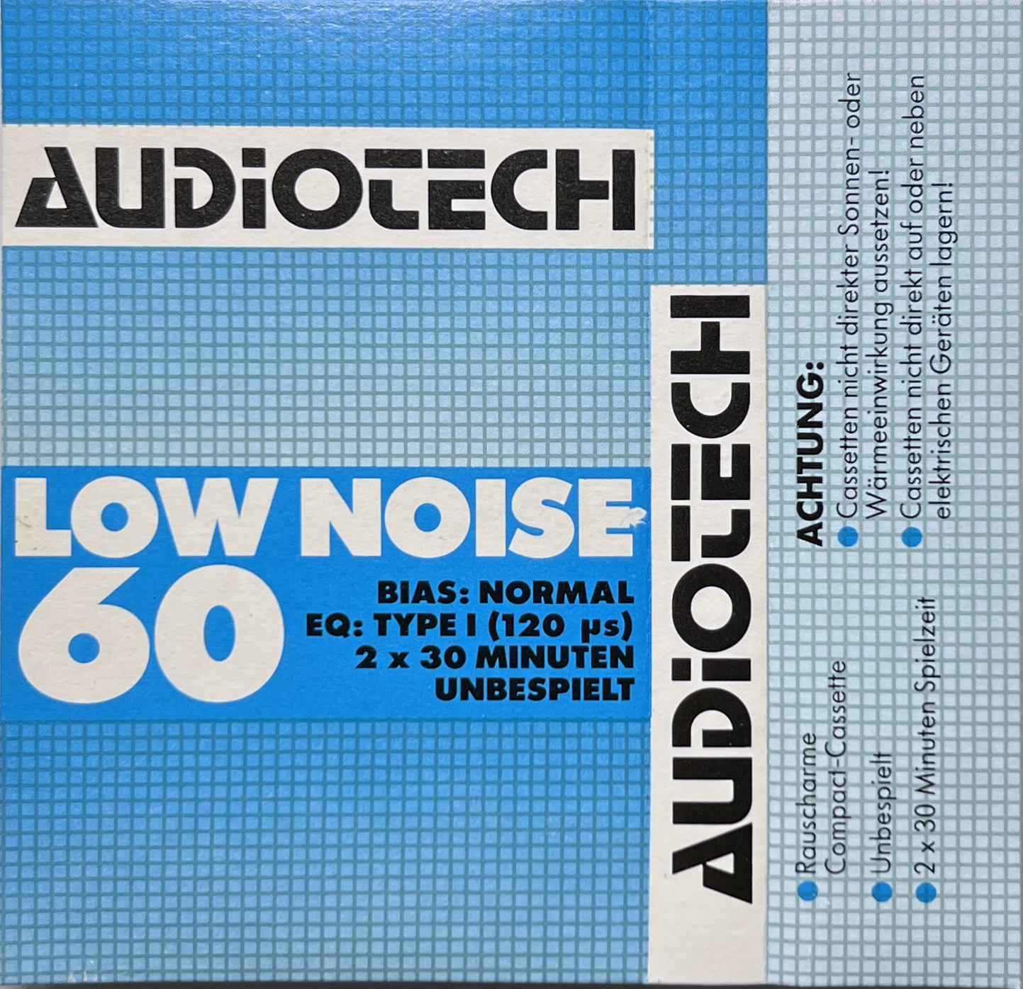 Compact Cassette Audiotech 60 Type I Normal 1978 Germany