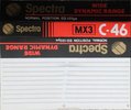 Compact Cassette Spectra MX3 46 Type I Normal Japan
