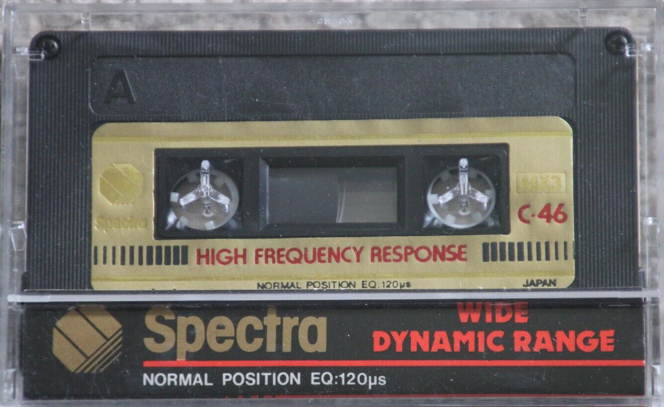Compact Cassette Spectra MX3 46 Type I Normal Japan