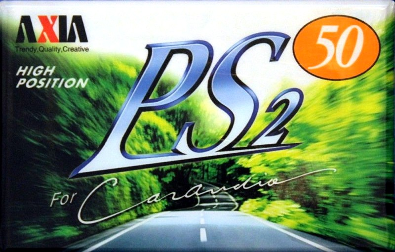 Compact Cassette AXIA PS-II / PS-2 50 "PS2K 50" Type II Chrome 1998 Japan