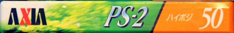 Compact Cassette AXIA PS-II / PS-2 50 "PS2K 50" Type II Chrome 1998 Japan