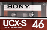 Compact Cassette Sony UCX-S 46 Type II Chrome 1982 Japan