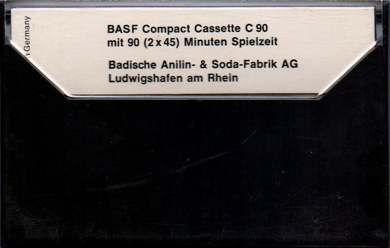 Compact Cassette: BASF  -  90