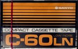 Compact Cassette Sanyo LN 60 Type I Normal 1976 Japan