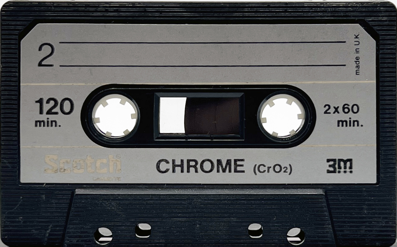 Compact Cassette Scotch Chrome 120 Type II Chrome 1973 Europe