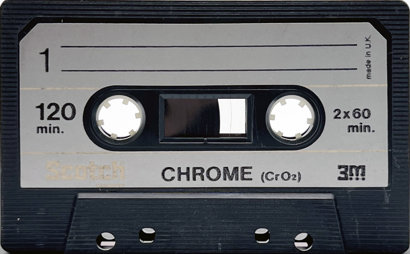 Compact Cassette Scotch Chrome 120 Type II Chrome 1973 Europe