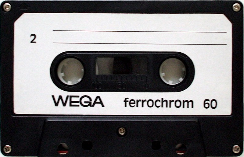 Compact Cassette Wega 60 Type III Ferro Chrome 1980 Germany