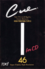 Compact Cassette TDK CUE 46 "CUE-46B" Type II Chrome 1988 Japan