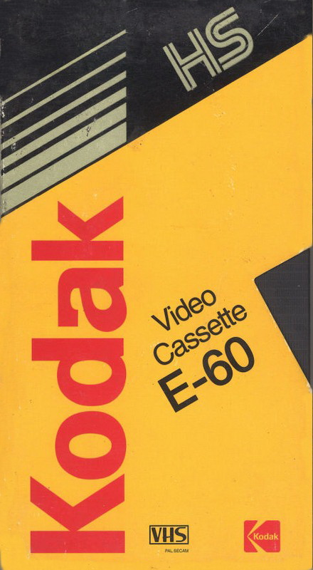 VHS, Video Home System Kodak HS 60 Type I Normal Europe