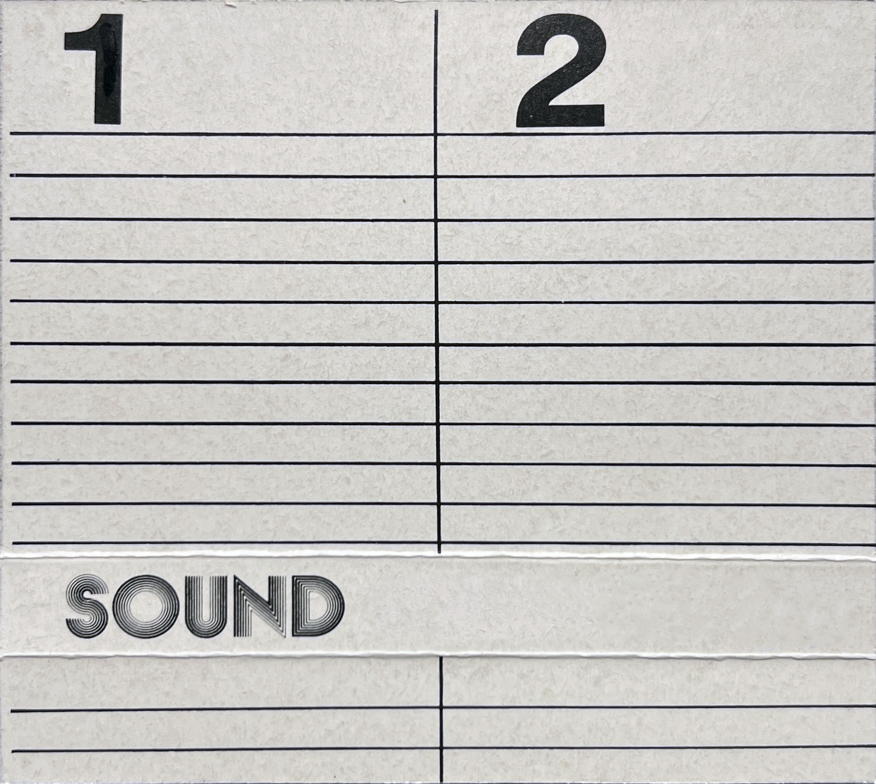 Compact Cassette Sound 90 Type II Chrome 1988 Europe