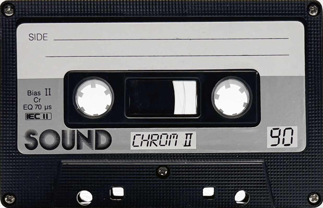 Compact Cassette Sound 90 Type II Chrome 1988 Europe