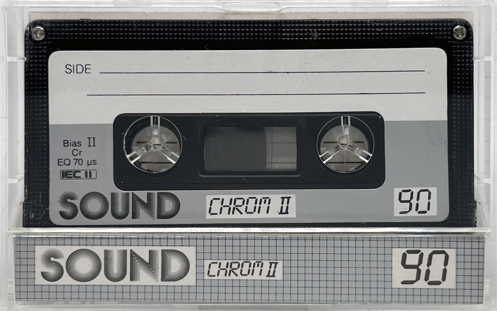 Compact Cassette Sound 90 Type II Chrome 1988 Europe