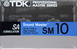 Compact Cassette TDK PRO SM 10 "SM10" Type II Chrome 1989 USA