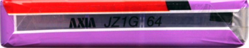 Compact Cassette AXIA J`z 1 64 "JZ1G 64" Type I Normal 1997 Japan
