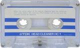 Compact Cassette TDK "HC-1" Cleaning Cassette 1982 Worldwide